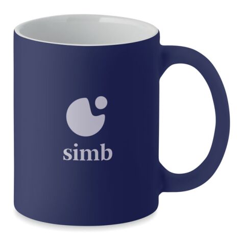 Matt coloured mug 300 ml navy blue | No Branding | not available | not available