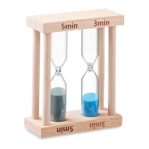 Set of 2 wooden sand timers wood | Without Branding | not available | not available