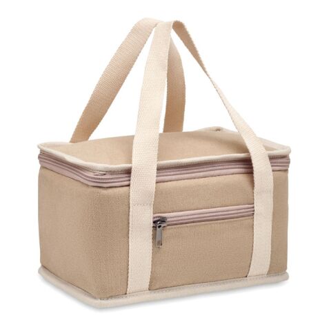 6 can cool bag canvas 320gr/m² beige | Without Branding | not available | not available | not available
