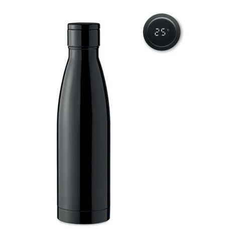 Thermometer bottle 500ml black | Without Branding | not available | not available | not available