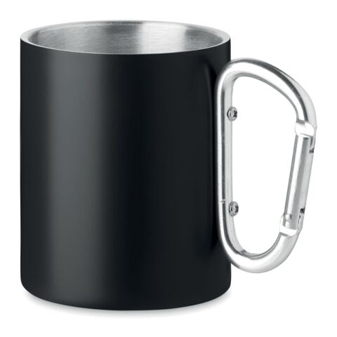 Double wall metal mug 300 ml black | Without Branding | not available | not available | not available