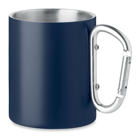 Double wall metal mug 300 ml navy blue | No Branding | not available | not available | not available