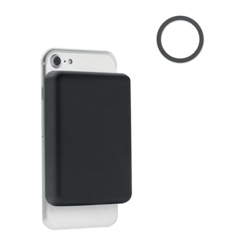 Magnetic wireless charger with powerbank 15W black | Without Branding | not available | not available | not available