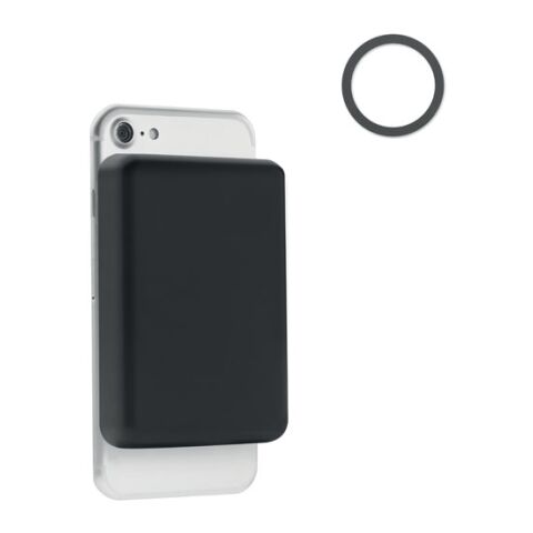 Magnetic wireless charger with powerbank 15W black | Without Branding | not available | not available | not available