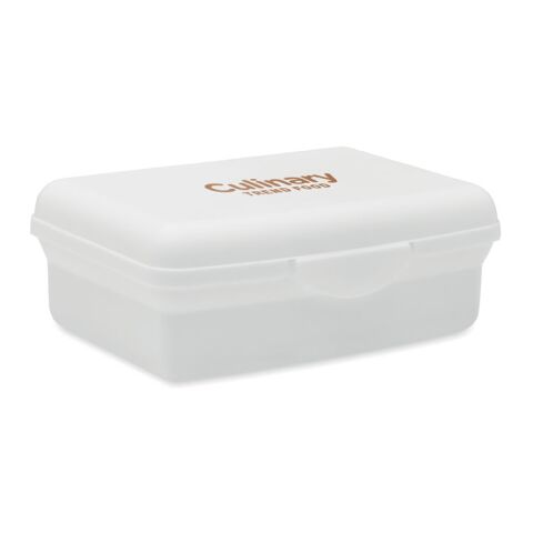 Lunch box in recycled PP 800ml white | No Branding | not available | not available | not available