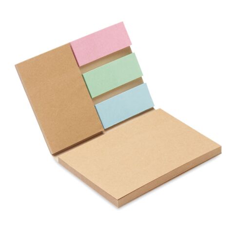 Recycled paper memo set beige | Without Branding | not available | not available | not available