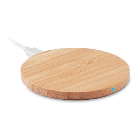 Bamboo wireless charger 15W wood | Without Branding | not available | not available