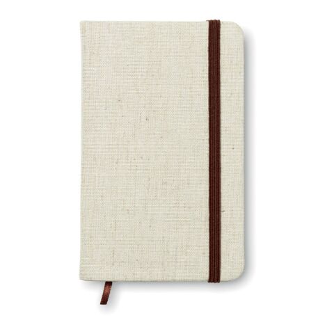 A6 canvas notebook lined beige | Without Branding | not available | not available | not available