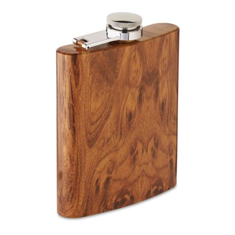 Slim hip flask 190 ml brown | Without Branding | not available | not available | not available