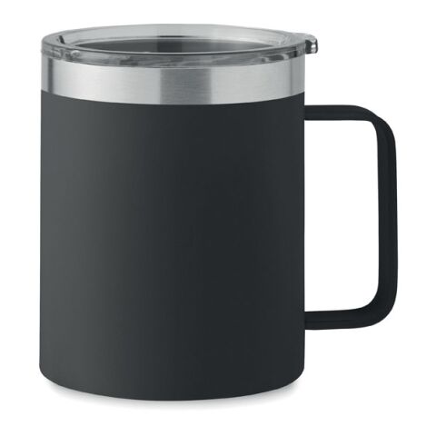 Double wall tumbler with sliding sip hole 300 ml black | No Branding | not available | not available | not available