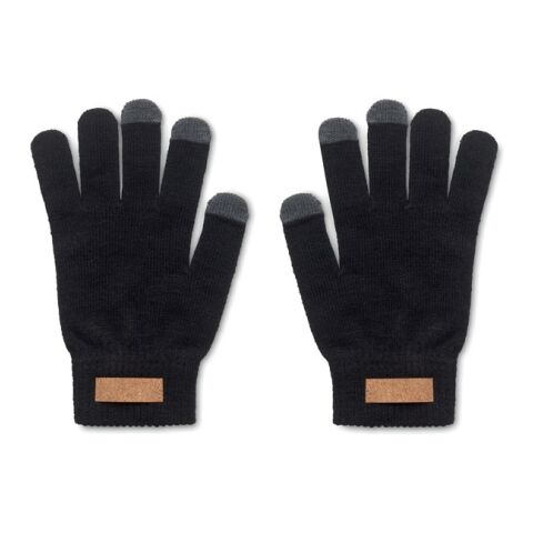 RPET tactile gloves black | Without Branding | not available | not available | not available