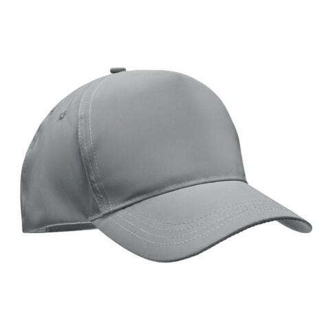 5 panel reflective baseball cap matt silver | Without Branding | not available | not available | not available