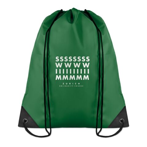 Polyester drawstring bag 190T green | No Branding | not available | not available | not available