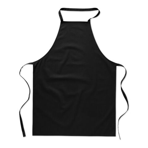 Kitchen apron in cotton black | Without Branding | not available | not available | not available