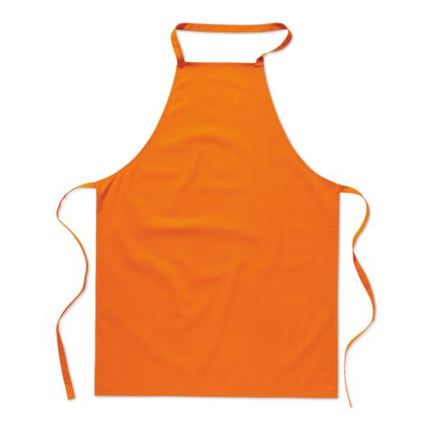 Kitchen apron in cotton orange | No Branding | not available | not available | not available