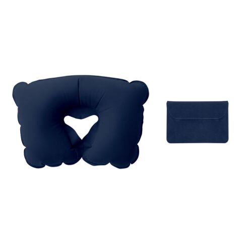 Inflatable pillow in pouch blue | Without Branding | not available | not available | not available