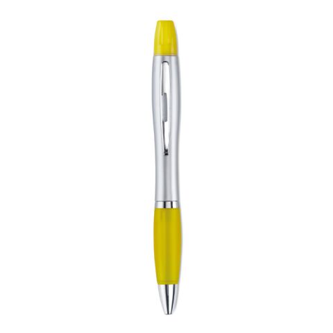 2 in 1 ball pen yellow | Without Branding | not available | not available