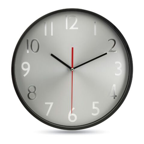 Wall clock w silver background