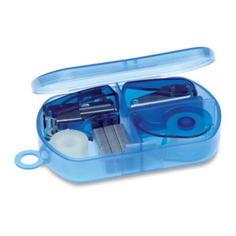 Stationery set in plastic box