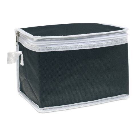 Nonwoven 6 can cooler bag black | Without Branding | not available | not available | not available