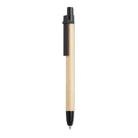 Recycled carton touch pen black | Without Branding | not available | not available