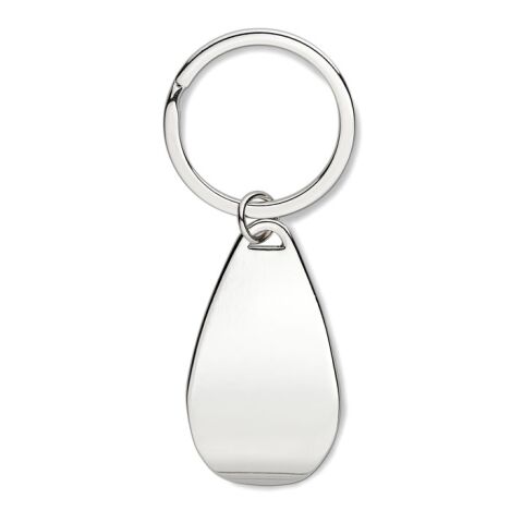 Bottle opener key ring shiny silver | Without Branding | not available | not available