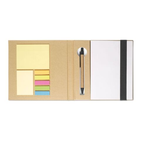 Notebook with memo set and pen black | Without Branding | not available | not available | not available