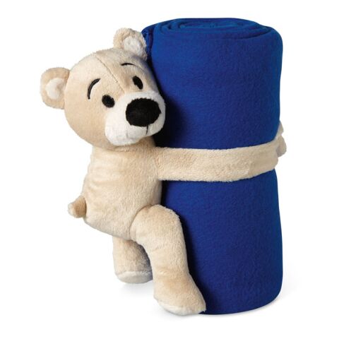 Fleece blanket with bear 