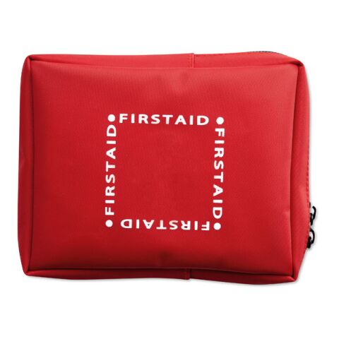 First aid kit in 230D pouch red | Without Branding | not available | not available | not available