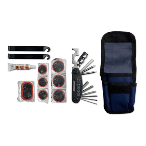Bike repair kit with 2 tyre levers blue | Without Branding | not available | not available | not available