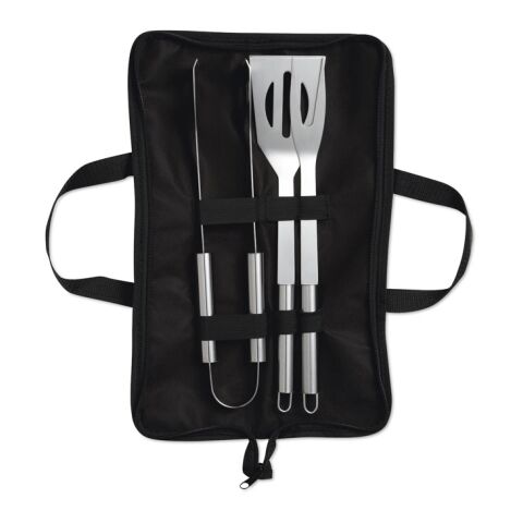 3 BBQ tools in pouch black | Without Branding | not available | not available | not available