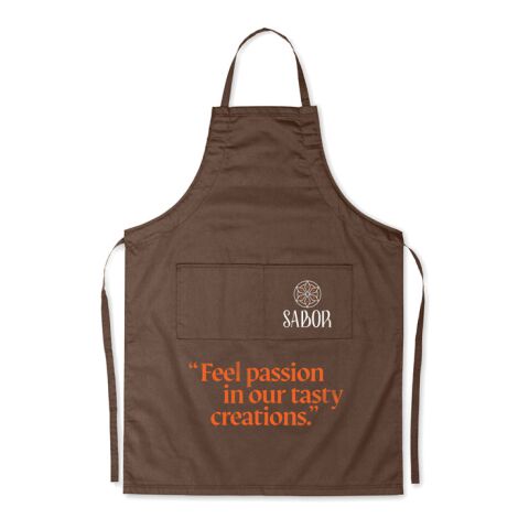 Adjustable apron Chocolate | No Branding | not available | not available | not available