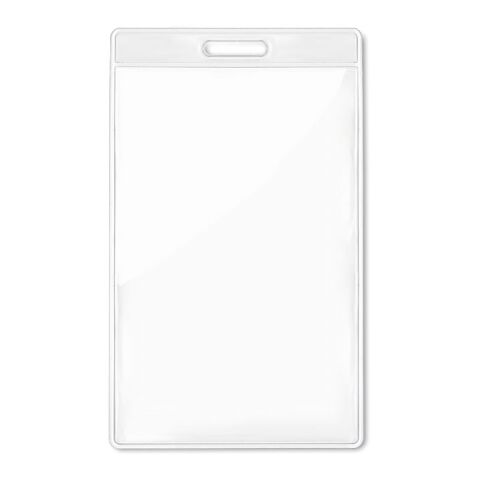 Transparent badge 7.5cmx12.5cm