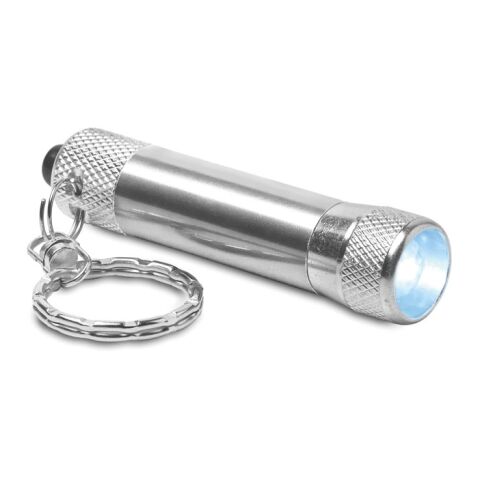 Aluminium torch with key ring silver | No Branding | not available | not available
