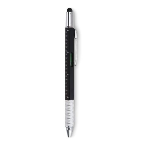 Spirit level pen with ruler 