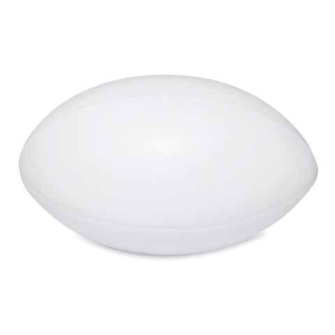Anti-stress PU rugby ball white | Without Branding | not available | not available