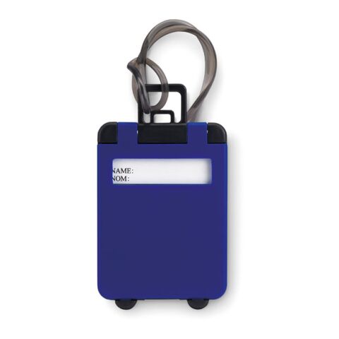 Luggage tags plastic royal blue | No Branding | not available | not available | not available