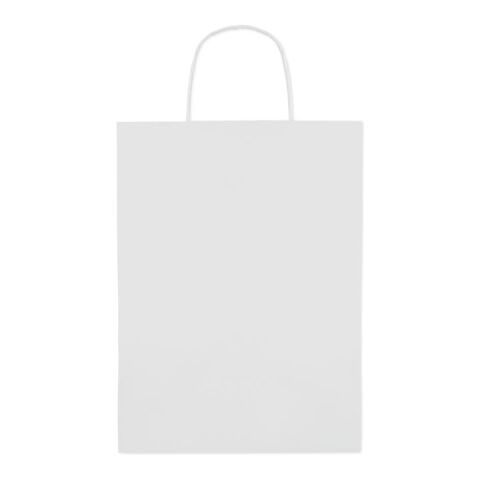 Gift paper bag large 150 gr/m² white | Without Branding | not available | not available | not available