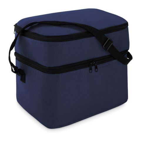Cooler bag with 2 compartments blue | No Branding | not available | not available | not available