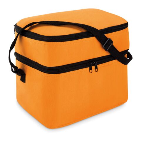 Cooler bag with 2 compartments orange | No Branding | not available | not available | not available