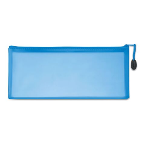 PVC pencil case blue | Without Branding | not available | not available