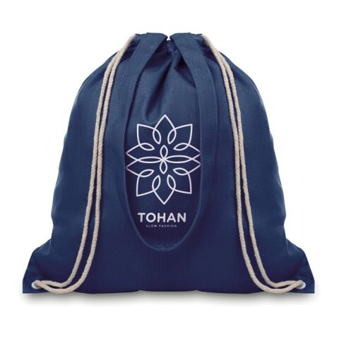 220gr/m² drawstring canvas 2 function bag