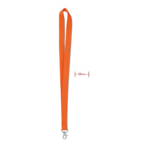 Lanyard 20 mm orange | No Branding | not available | not available | not available