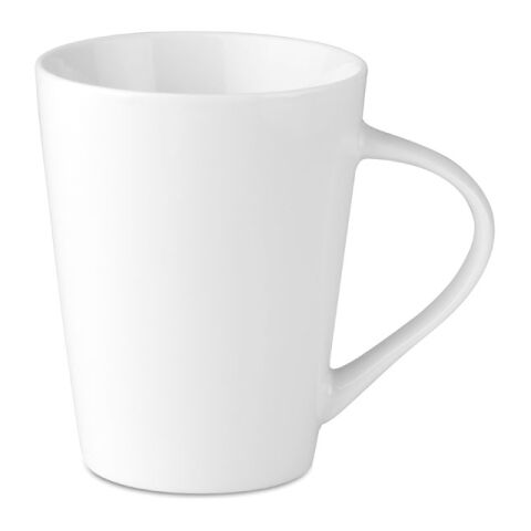 Porcelain conic mug 250 ml white | Without Branding | not available | not available