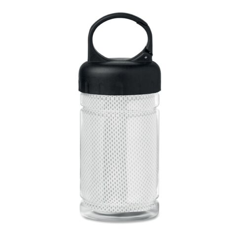 Cooling towel in PET bottle white | No Branding | not available | not available | not available