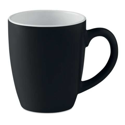 Ceramic coloured mug 290 ml black | Without Branding | not available | not available