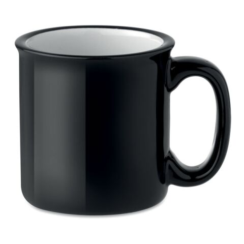 Ceramic vintage mug 240 ml black | Without Branding | not available | not available