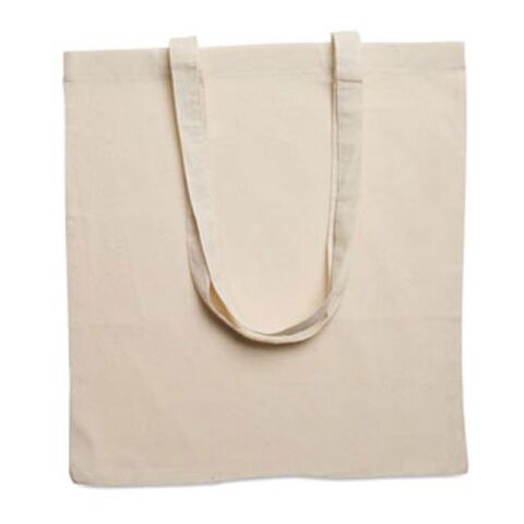 Organic cotton shopping bag 140gr/m² beige | Without Branding | not available | not available | not available