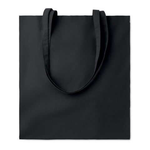 Cotton tote bag with long handles 140gr/m² black | Without Branding | not available | not available | not available