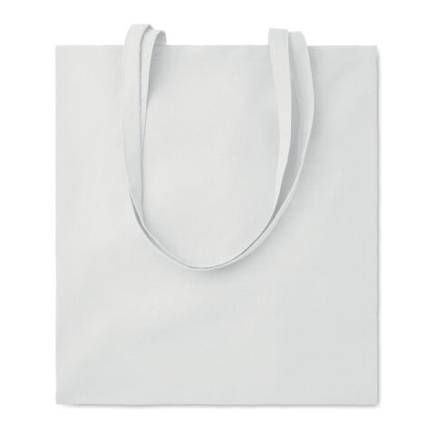 Cotton tote bag with long handles 140gr/m² white | No Branding | not available | not available | not available